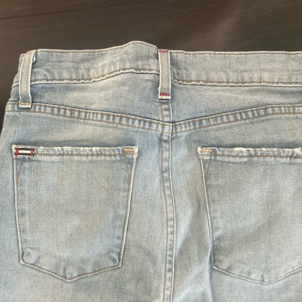 Alice + Olivia, High Wasted, Floral Embroidered Flare Jeans - Picture 8 of 13